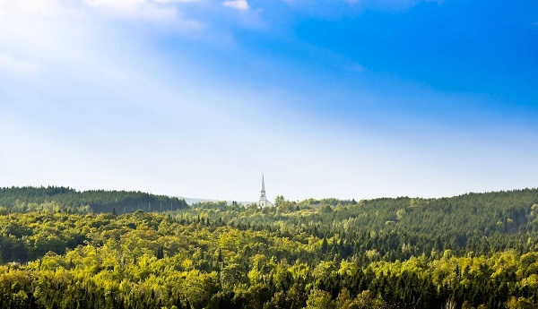 Sacré-Cœur-de-Marie ,village d'accueil du Chemin des Artisans en 2016