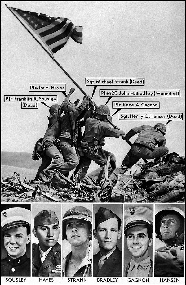 « Rising the flag on Iwo Jima »