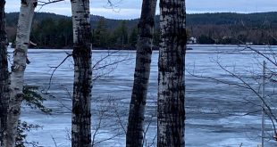 calage de la glace sur le lac